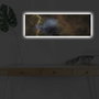 Wallity Lienzo Decorativo Iluminado con LED 30 x 90 cm Multicolor